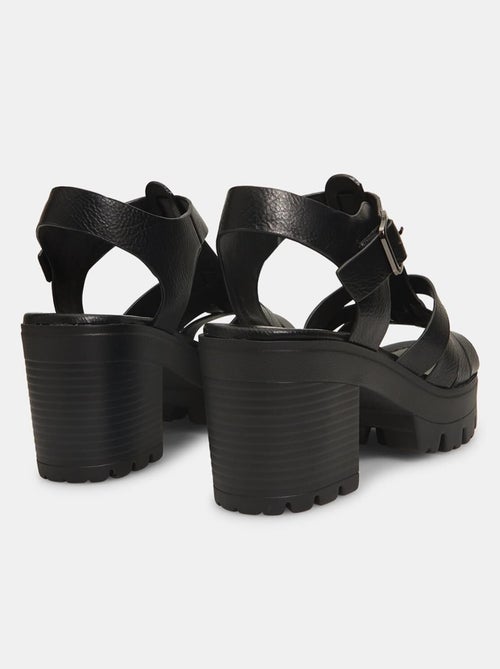 Sandales à talon avec semelle crantée BATA - Kiabi