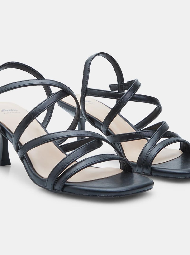 Sandales  à talon BATA Noir - Kiabi