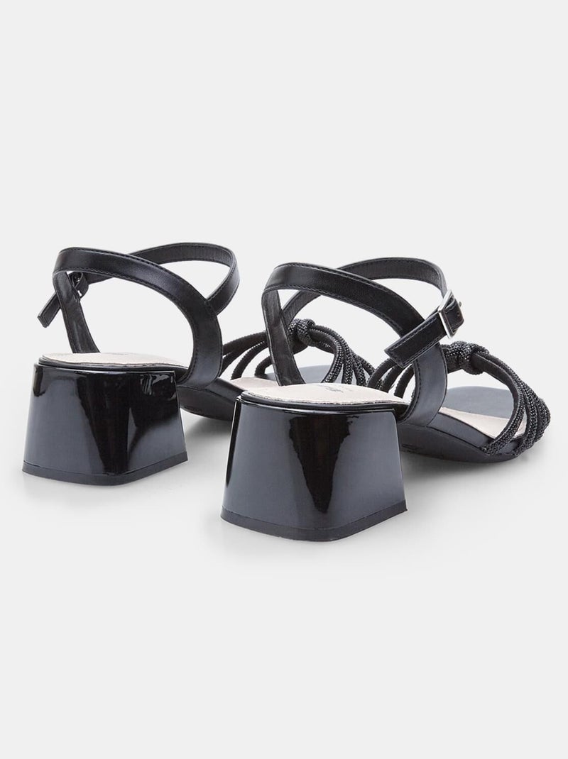 Sandales  à talon BATA Noir - Kiabi