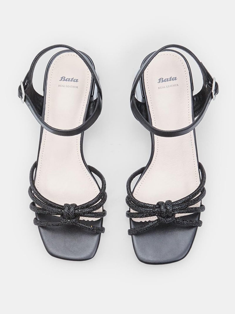 Sandales  à talon BATA Noir - Kiabi