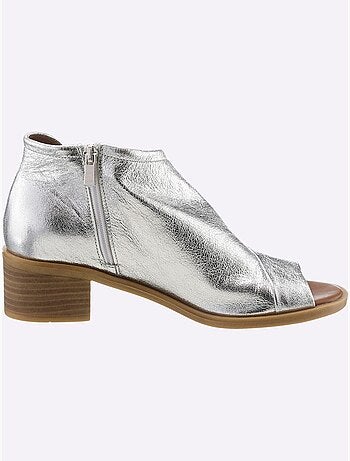 Sandales Cuir Nappa De Vache - Taille Standard - Helline