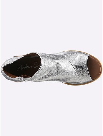 Sandales Cuir Nappa De Vache - Taille Standard - Helline
