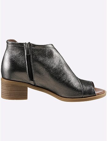 Sandales Cuir Nappa De Vache - Taille Standard - Helline