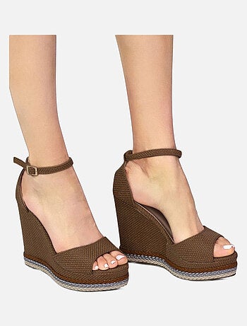Sandales à talon compensées Kebello