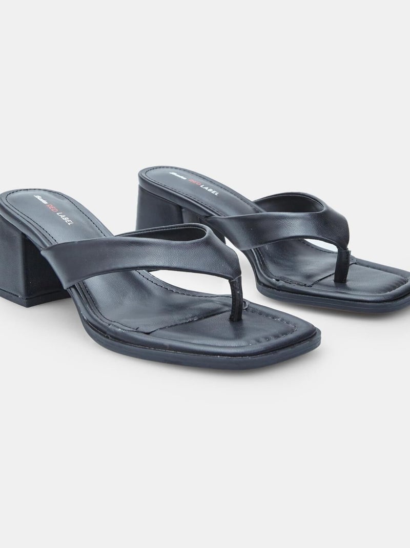 Sandales à talon confortables  BATA RED LABEL Noir - Kiabi