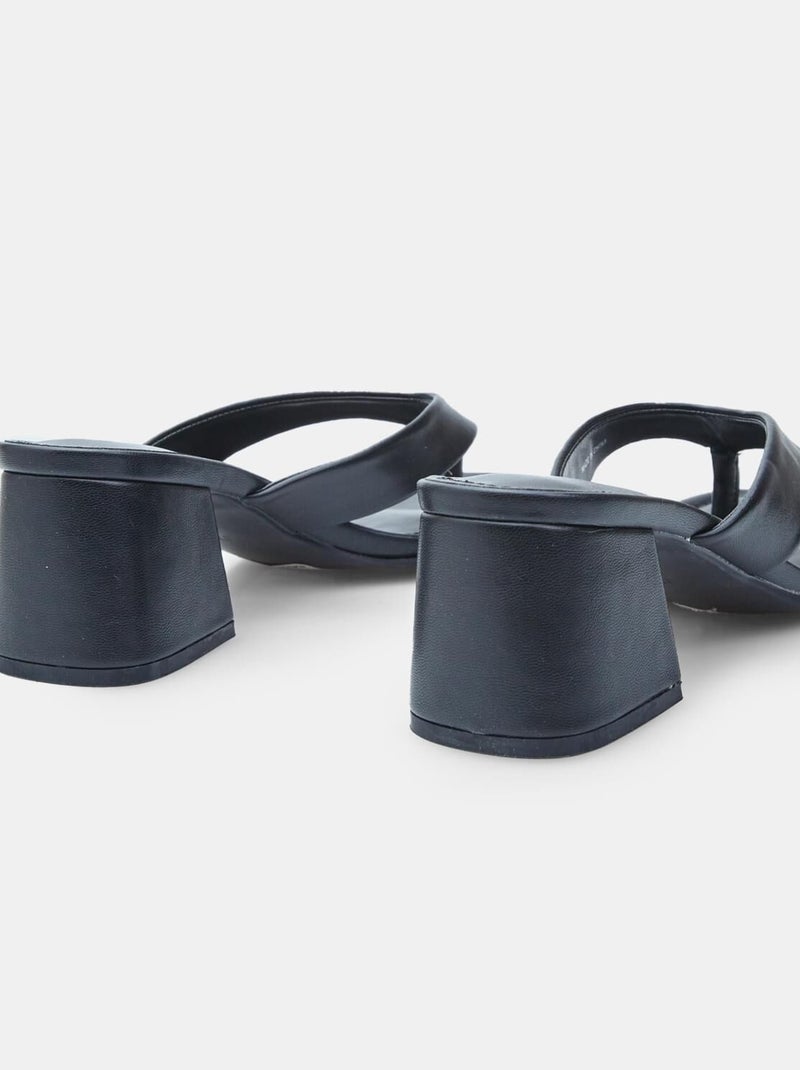 Sandales à talon confortables  BATA RED LABEL Noir - Kiabi