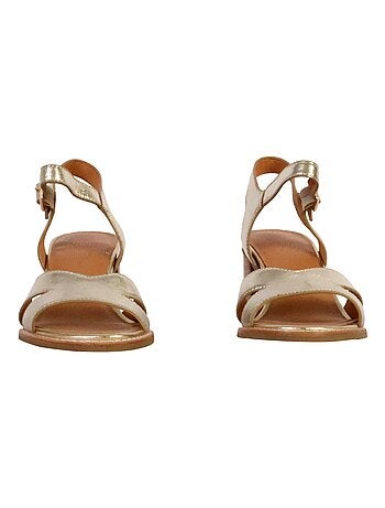 Sandales à Talon Cuir Emilie Karston Eden