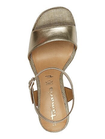 Sandales à Talon Cuir Tamaris