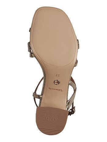 Sandales à Talon Cuir Tamaris
