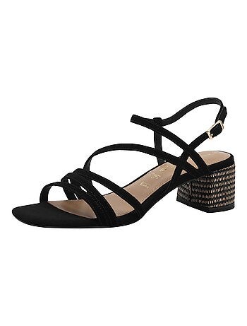 Sandales à Talon Cuir Tamaris
