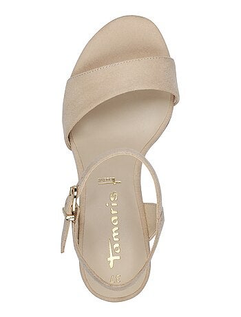 Sandales à Talon Cuir Tamaris Touch-It