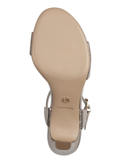 Sandales à Talon Cuir Tamaris Touch-It - Kiabi