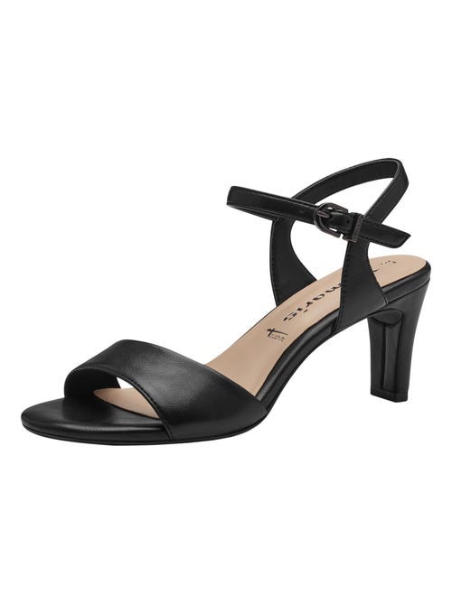 Sandales à Talon Cuir Tamaris Touch-It - Kiabi