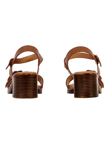 Sandales à Talon Cuir The Divine Factory Aleno