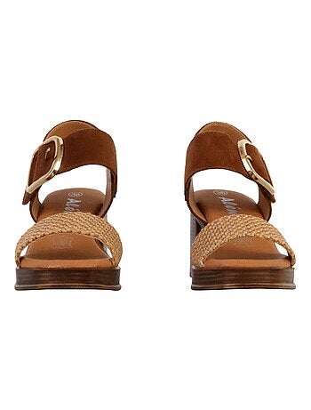 Sandales à Talon Cuir The Divine Factory Alenoa