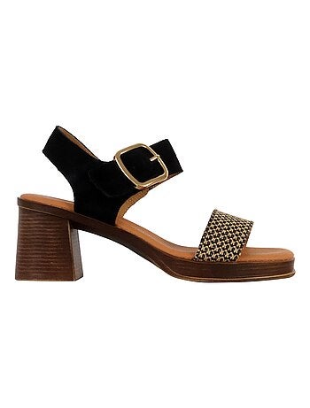 Sandales à Talon Cuir The Divine Factory Alenoa