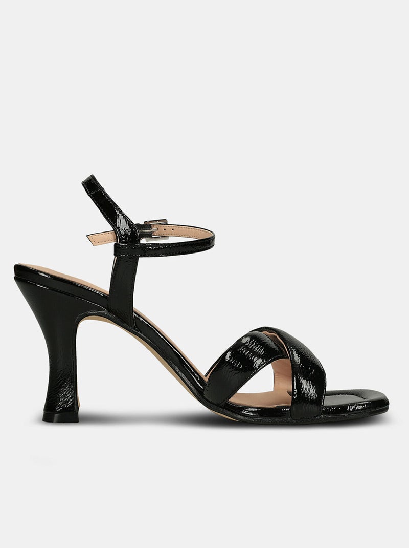 Sandales à talon de 9 cm BATA Noir - Kiabi