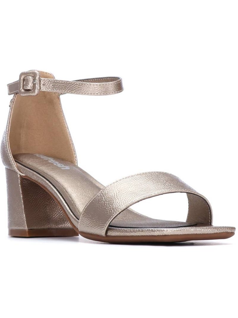 Sandales à talon femme Doré/or - Kiabi