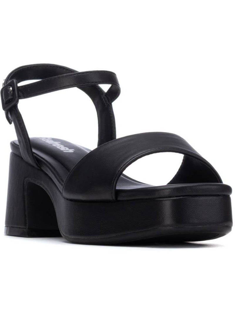 Sandales à talon femme Noir - Kiabi