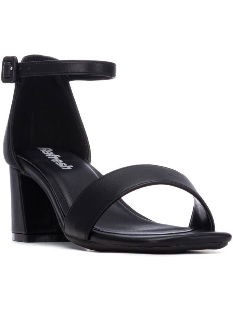 Sandales à talon femme Noir - Kiabi
