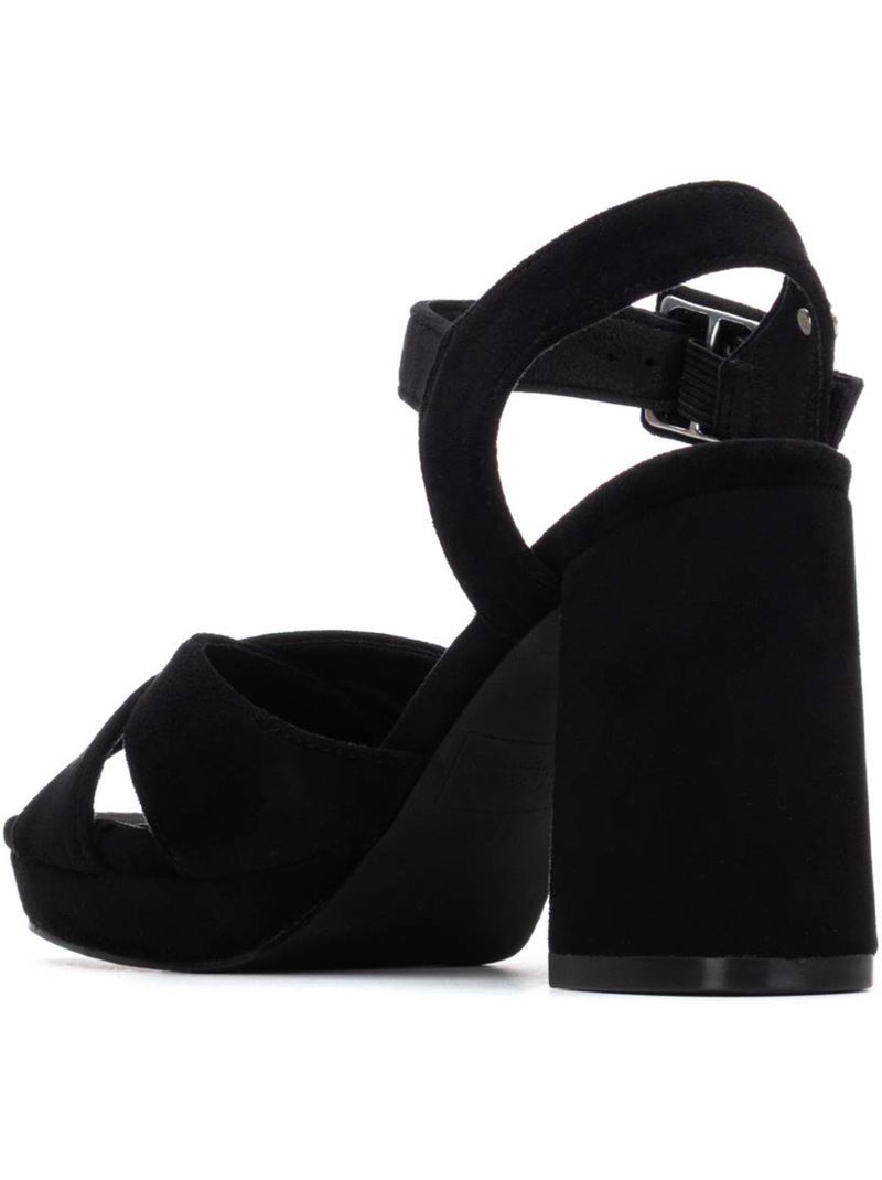 Sandales à talon femme Noir - Kiabi