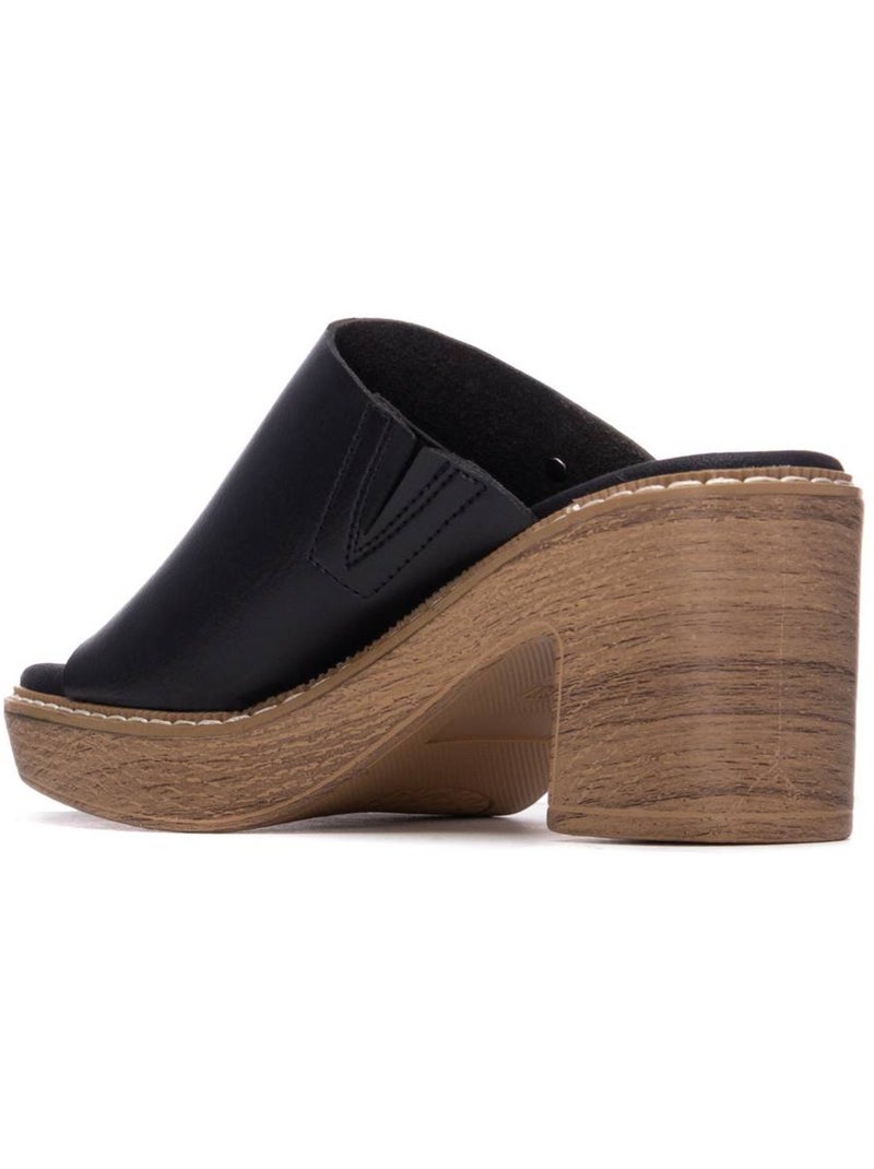 Sandales à talon femme Noir - Kiabi