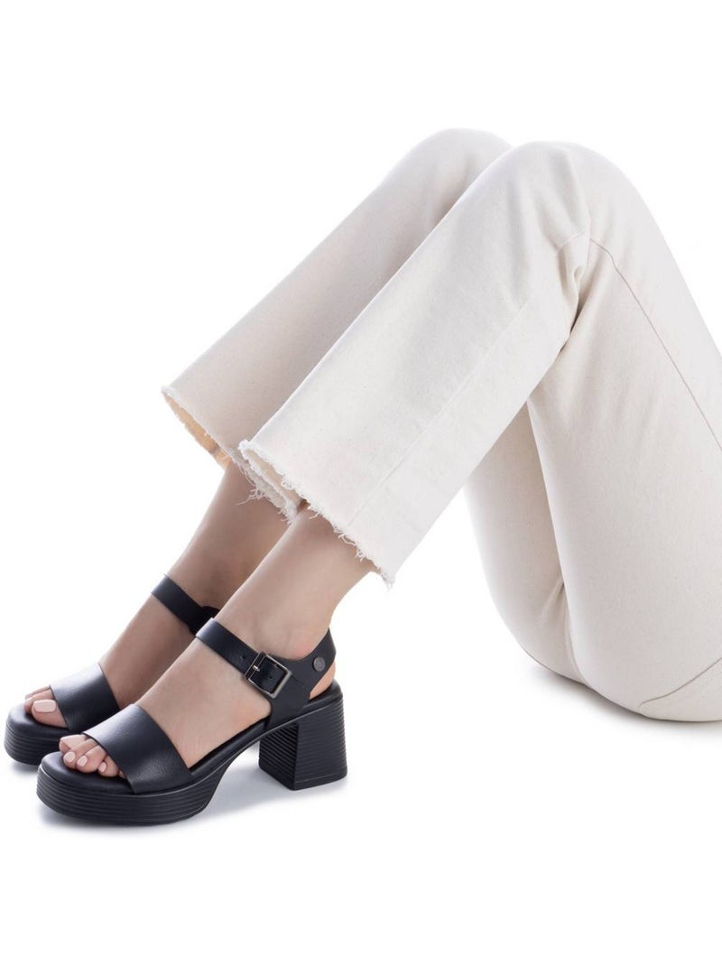 Sandales à talon femme Noir - Kiabi