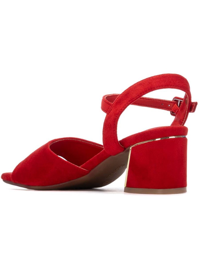 Sandales à talon femme Rouge - Kiabi