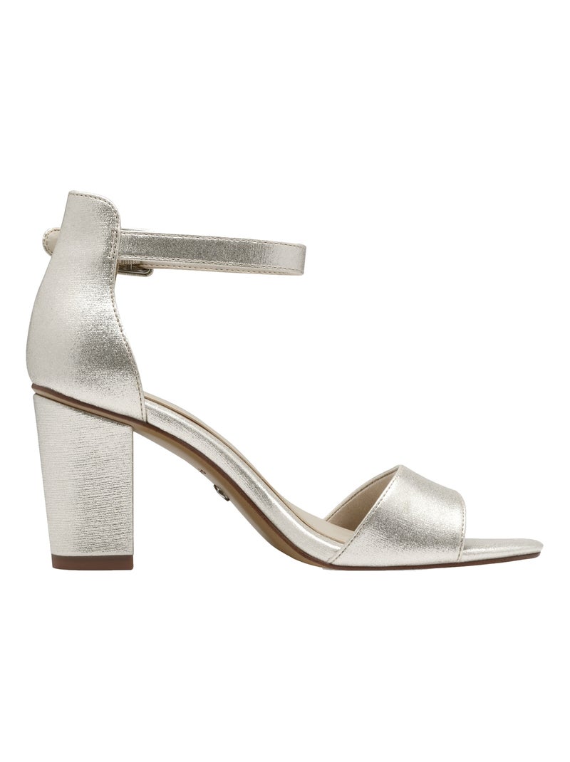 Sandales à Talon Tamaris Beige - Kiabi