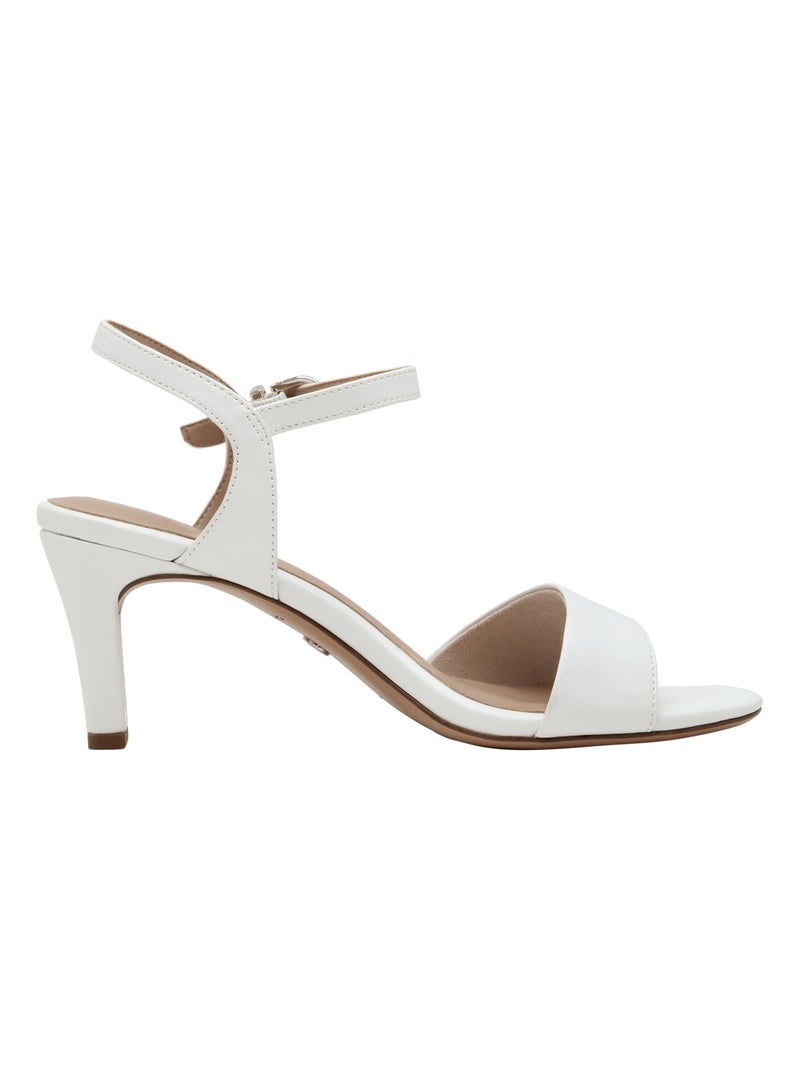 Sandales à Talon Tamaris Blanc - Kiabi
