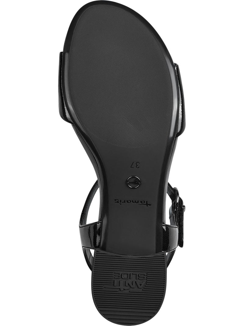 Sandales à Talon Tamaris Noir - Kiabi