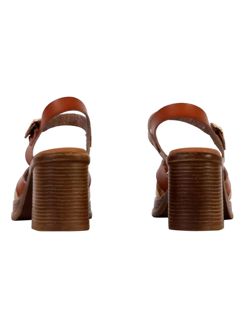 Sandales à Talon The Divine Factor Camel - Kiabi