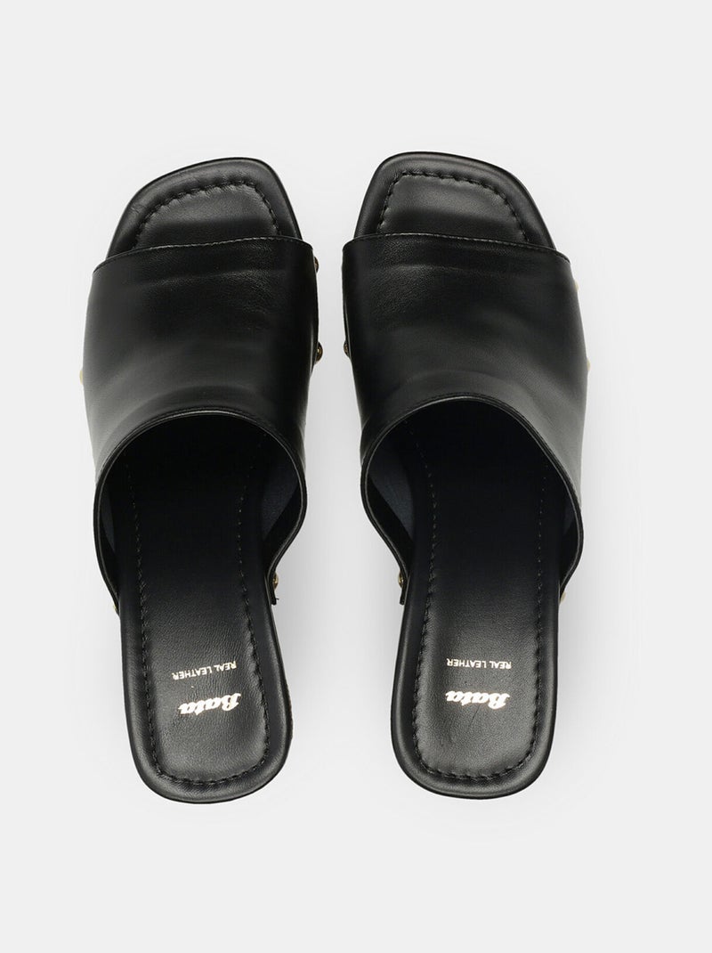 Sandales à talons - BATA Noir - Kiabi