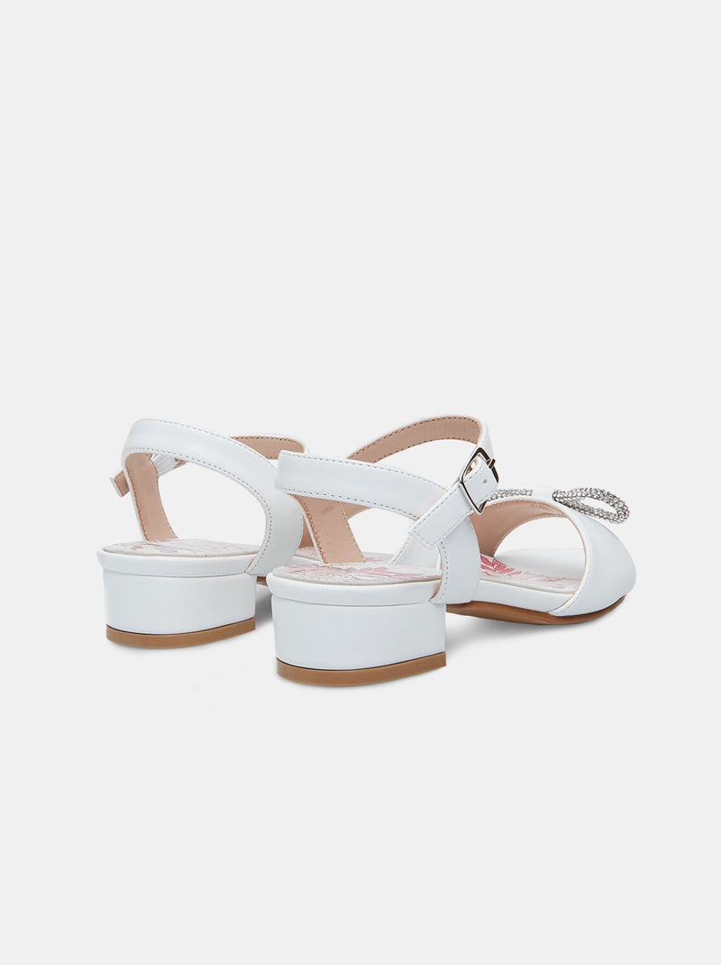 Sandales à talons BATA Blanc - Kiabi