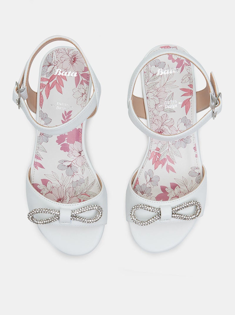 Sandales à talons BATA Blanc - Kiabi