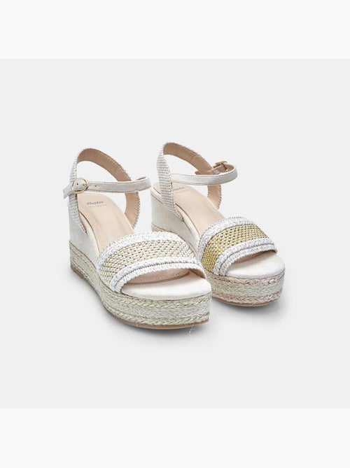 Sandales à talons compensés BATA - Kiabi