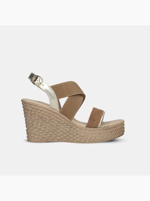 Sandales à talons compensés BATA - Kiabi