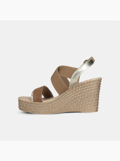 Sandales à talons compensés BATA - Kiabi
