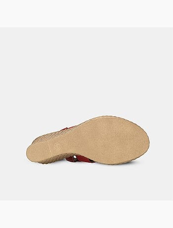 Sandales à talons compensés BATA