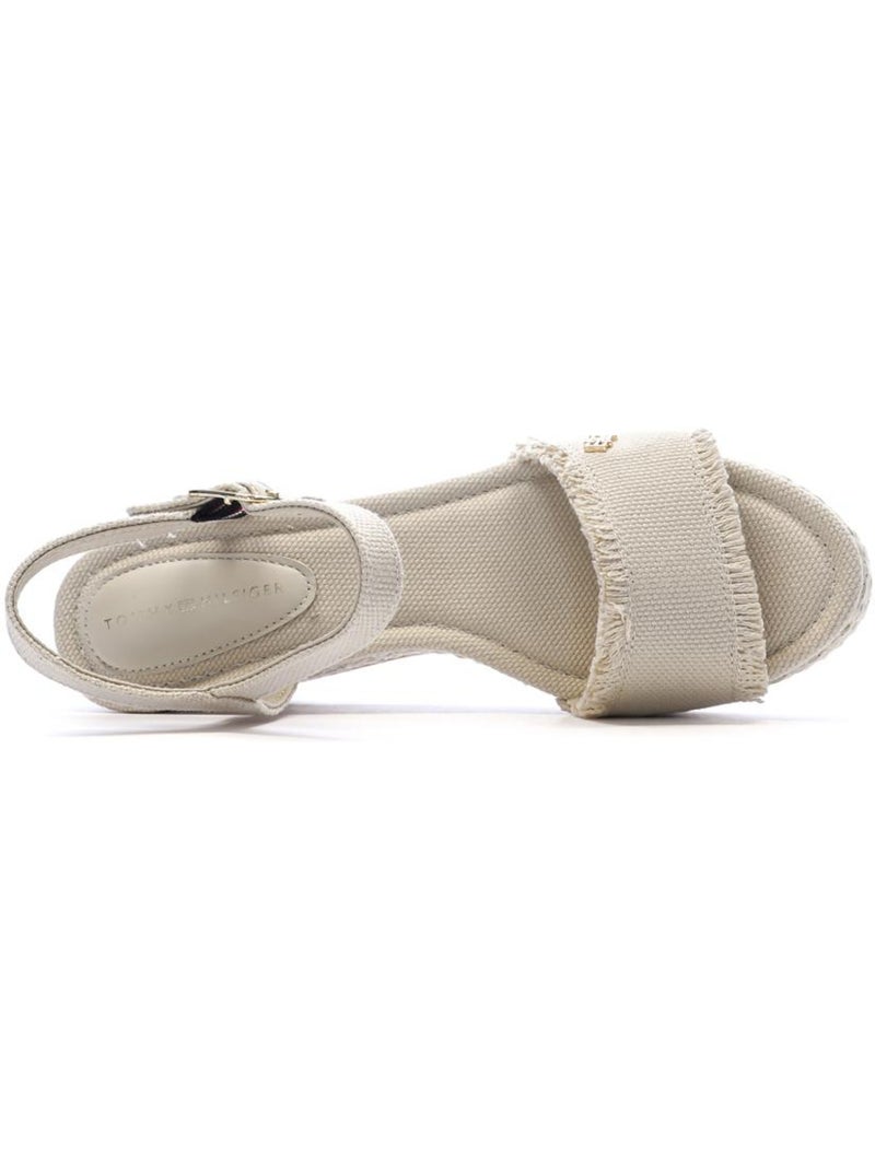 Sandales à Talons Femme Tommy Hilfiger Beige - Kiabi
