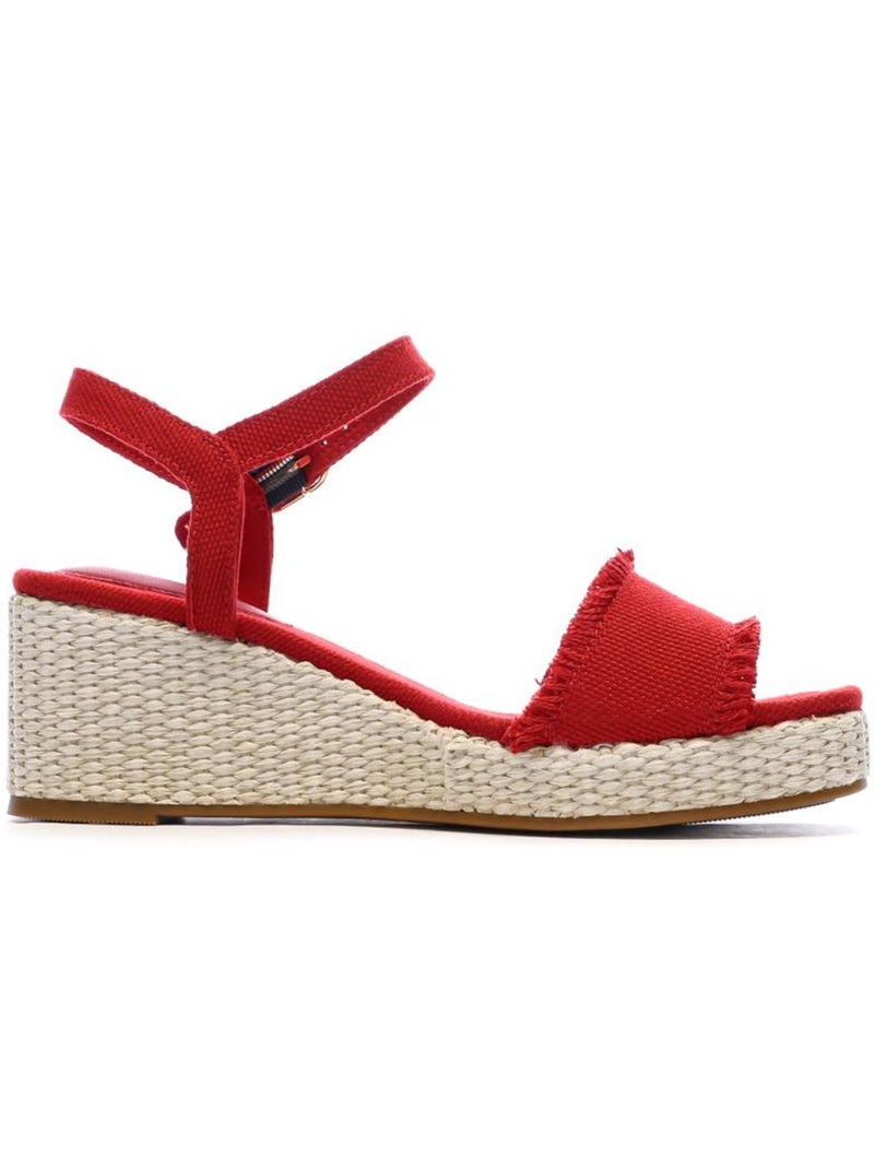 Sandales à talons femme tommy hilfiger Rouge - Kiabi
