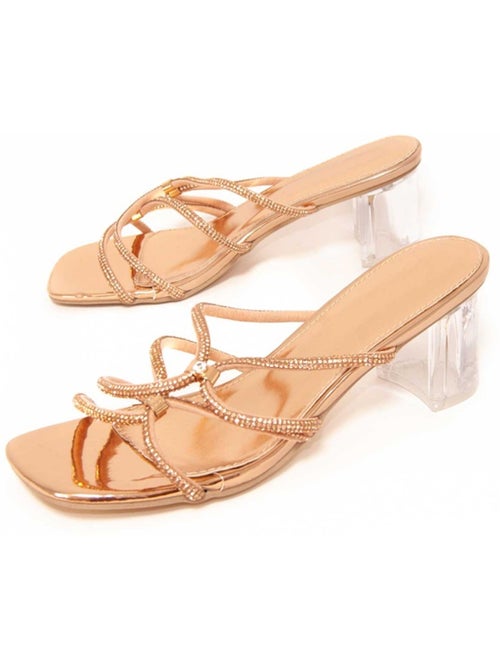 Sandales à Talons Matériel Synthétique Montevita - Kiabi
