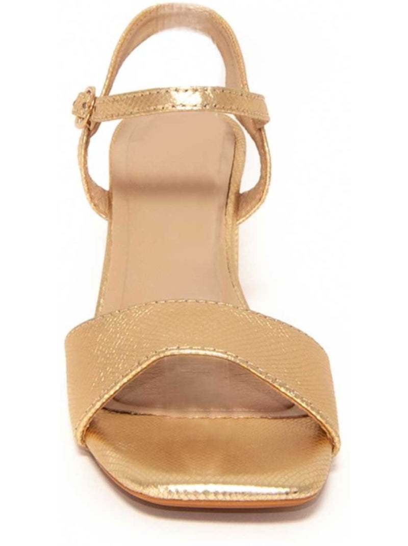 Sandales à Talons Matériel Synthétique Montevita Doré/or - Kiabi