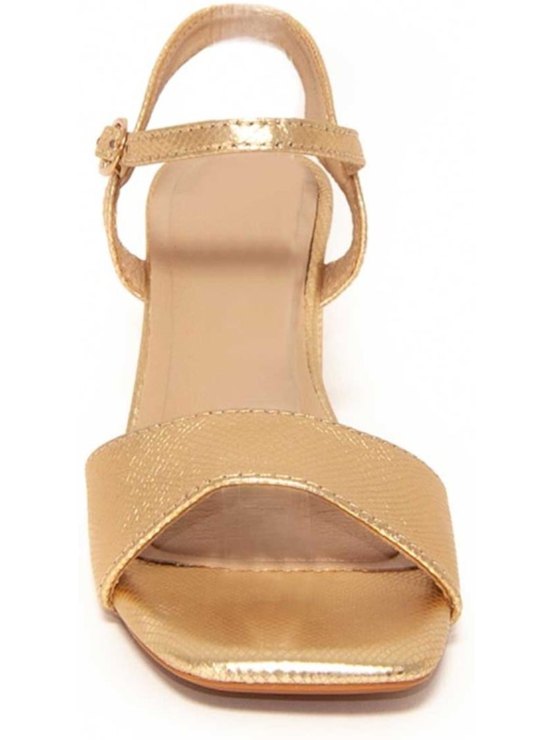 Sandales à Talons Matériel Synthétique Montevita Doré/or - Kiabi