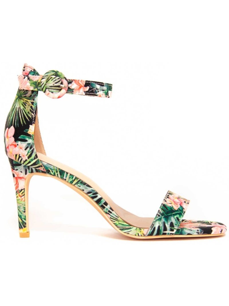 Sandales à Talons Matériel Synthétique Montevita Multicolore - Kiabi