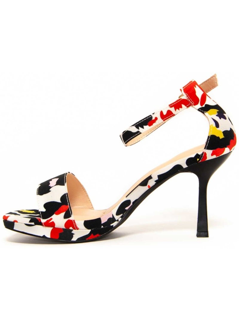 Sandales à Talons Matériel Synthétique Montevita Noir - Kiabi