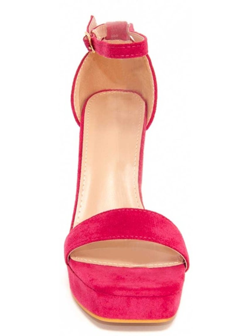 Sandales à Talons Matériel Synthétique Montevita Rose - Kiabi