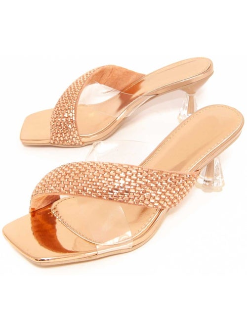 Sandales à Talons Matériel Synthétique Montevita - Kiabi Sandales à Talons Matériel Synthétique Montevita - Kiabi