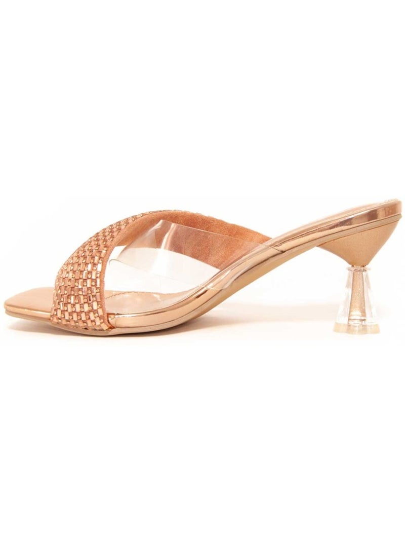 Sandales à Talons Matériel Synthétique Montevita Rose - Kiabi