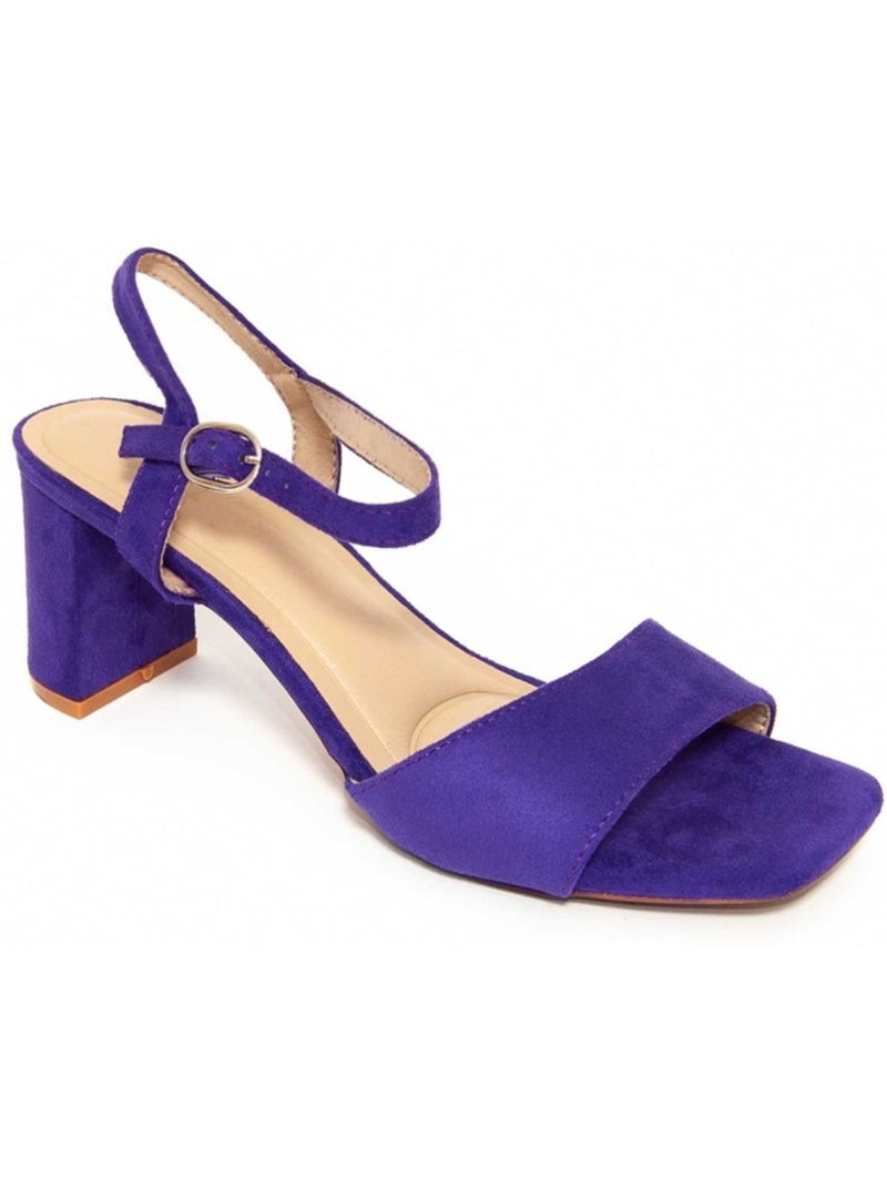 Sandales à Talons Matériel Synthétique Montevita Violet - Kiabi